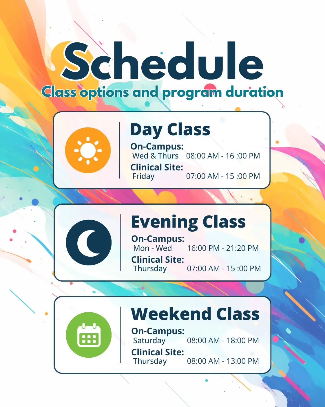 CNA Schedule Options